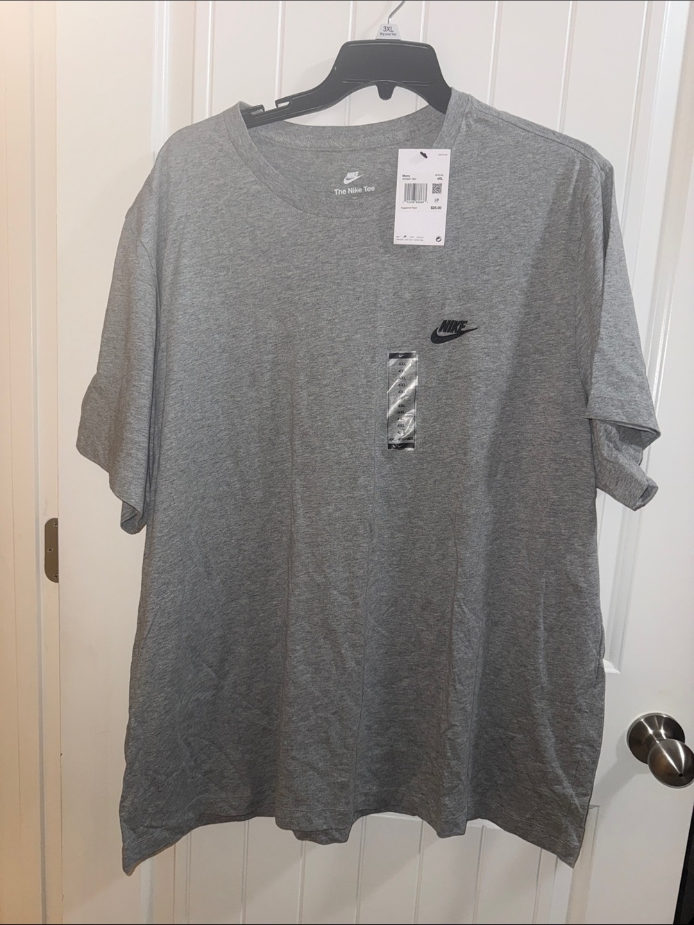 Nike Men’s Heather Gray Short Sleeve Crew Tee